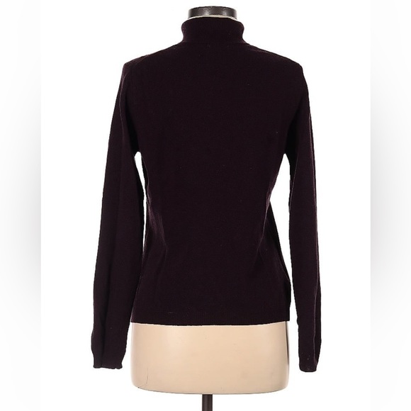 100% Wool Woolmark Turtleneck Sweater Sweatshirt Pullover Long Sleeve Top Size M - Picture 2 of 5